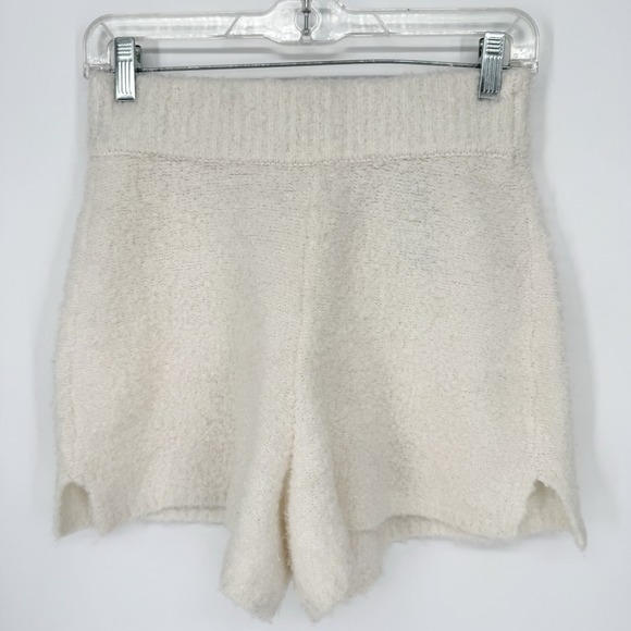 Abercrombie & Fitch Boucle Tank Shorts Lounge Set Cream Size XS Sleep Relax Cozy - Picture 8 of 14